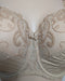 Chantelle Cachemire, a plus size full cup bra. Color Beige. Style 3371. Gore view.