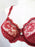 Chantelle Eternelle, a demi bra in a wonderful lace bra. Style 3621. Color Red.