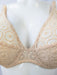 Chantelle Fete, a full cup bra on sale. Color Beige. Style 1960. Gore view.