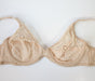 Chantelle Fete, a full cup bra on sale. Color Beige. Style 1960. Inside view.