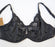 Chantelle Rivoli, a full cup bra that offers great comfort for a full bust. Color Black. Style 2611.