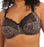 Elomi Morgan bra, an ideal plus size bra. Color Ebony. Style EL4110.
