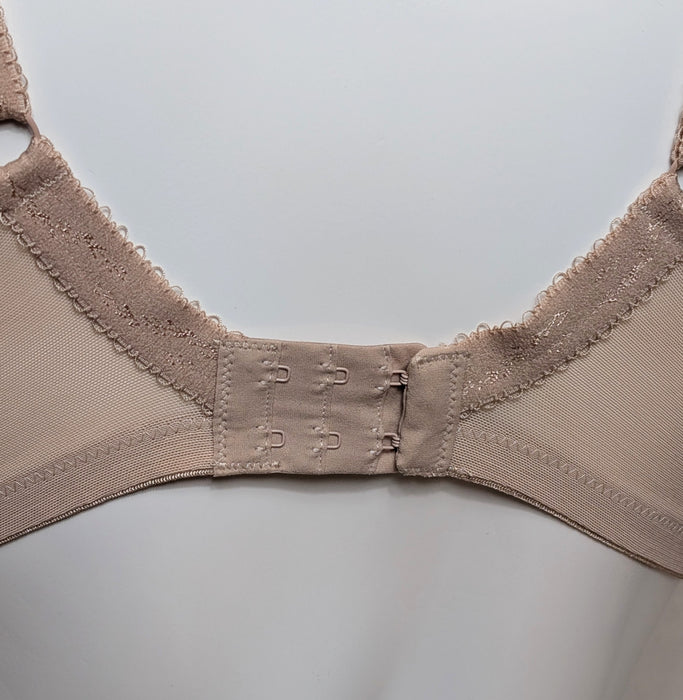 Elomi Morgan, a premium full cup bra for the full bust. Color Sahara. Style EL4111. Back view.