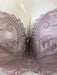 A limited edition Empreinte Thalia bra, this balconette bra is a great hard to find gem. Style 0856.. Color Lilas. Front view.
