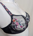 Fantasie Aurelia, a balconnette bra with wonderful embroidery. Color Black. Style FL101007. Side view.