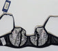 Fantasie Aurelia, a balconnette bra with wonderful embroidery. Color Black. Style FL101007. Inside view.