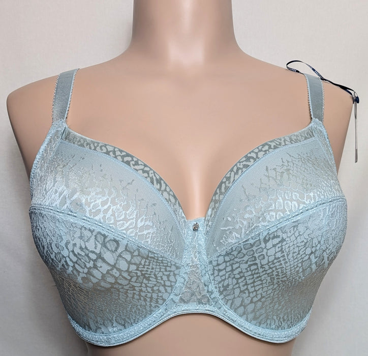 Fantasie Envisage, a side support full cup bra for all day dependability. Color Ice. Style EL6911. Front view.
