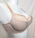 Fantasie Illusion side support bra in beige on a mannequin. Style FL2982. Side view.