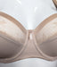Fantasie Illusion side support bra in beige on a mannequin. Style FL2982. Gore view.