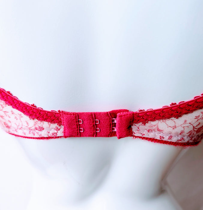 Freya Antoinette, a fun balcony bra. Color Fondant. Style AA3924. Back view.