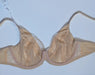 Sand color Freya Cameo plunge bra on a mannequin. Style AA3161. Inside view.