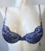 La Perla Picadilly, a beautiful bra on sale. Color Cobalt. Style 900145. Front view.