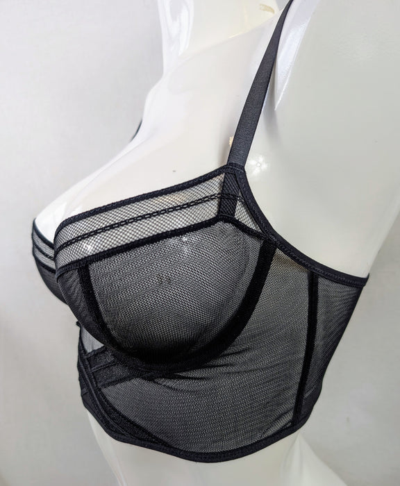 Soutien Gorge Coque Lise Charmel Dressing Floral Gris - Prêt Soutien Gorge Coque Lise Charmel Dressing Floral Gris - Prêt