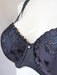 Marie Jo Leda, a padded balcony bra with lots of sophistication. Style 0102529. Color Midnight Blue.