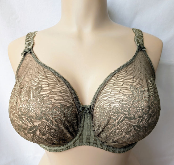 Prima Donna Madison, a wonderful bra. Style 0262127. Color Golden Olive. Front view.