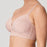Prima Donna Twist East End, a wireless, full cup bra in a classic vintage style. Side view. Style 0141935. Color Powder Rose.
