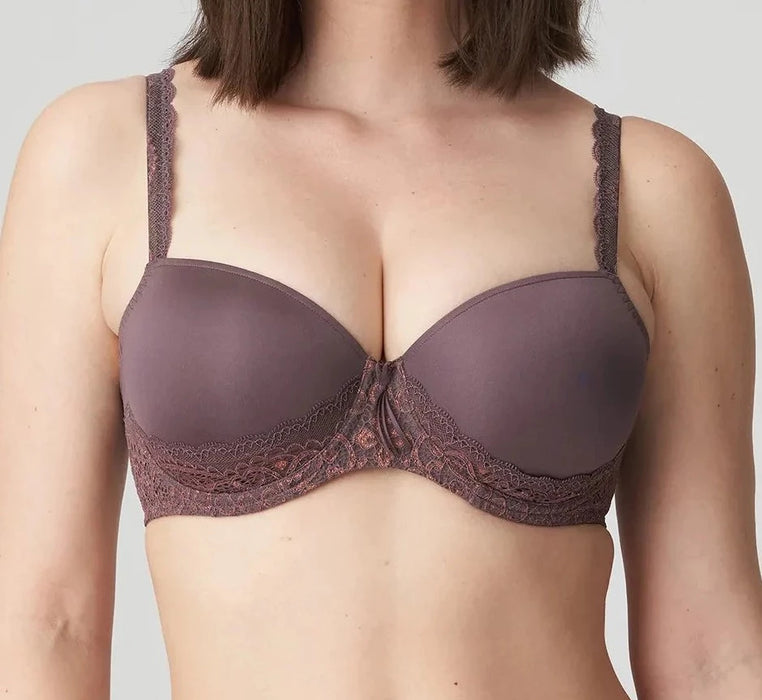 Twist by Prima Donna, I Do, a padded balcony bra. Color Toffee. Style 0241607. Front view.
