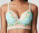 This Prima Donna bra from their Twist line is a lot of fun. A longline plunge bra called Efforia. Color Hawaiian Dream. Style 0241994.