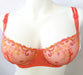 Simone Perele Delice, a fancy demi bra. Style 12X330. Color Mango. Front view.