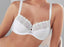 This Rosa Faia bra by Anita, Edelweiss, a discontinued bra so it is on sale. A great balconette bra with light padding and low neckline. Color White. Style 5608.