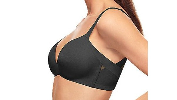 Wacoal Ultimate Side Smoother, an amazing wireless bra that gives you great shape with contour cups. On sale. Color Black. Style 852281.