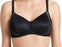 Anita Fleur a wireless bra with light padded cups. Superior hold and comfort. On sale. Color black. Style 5654.