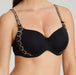 A great full cup bra from Prima Donna's Twist line, A La Folie. A premium everyday bra. Color black. Style 0241120.