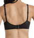 A discontinued Rosa Faia bra by Anita, Edelweiss, this balconette bra with padding gives you shape, modesty, and style. Color Black. Style 5608.