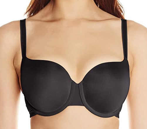 Panache Porcelain Elan, one of the better tshirt bras, padded, with great shape and support at an affordable price. Color Black. Style 7321.