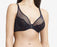 Chantelle Wagram, this plunge bra is high elegance. Color black. Style 2991.