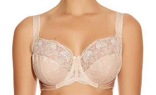 Eva Secret - It's a way of satisfaction - ifg Vision Bra - Skin  (B-34)(B-36)(B-38)(B-42) This style is embellished with lace on the upper  cups and centre. Extra support is provided by