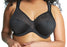 Goddess Heather, a banded, side support black bra at a sale price. Style GD6060.