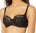 A classic Panache bra, Jasmine, in a balconette with great support and style in a classic black that pairs easily with black panties. Style 6951.