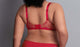 Anita Abby. A premium large cup size bra. Seamless, molded, lightly padded cups. Style 5217. Color Red.