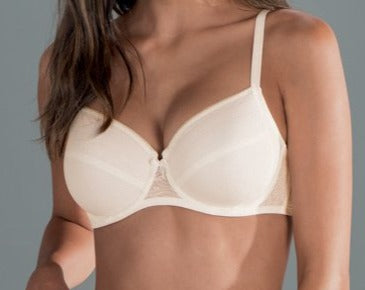 Anita by Rosa Faia, Fleur, a supportive side support bra. Color Ivory. Style 5653.