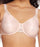 Chantelle Hedona, a best selling minimizer bra. A seamless bra for an invisible look. Color Blushing Pink. Style 2031.