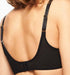 Chantelle C Magnifique, a stunning seamless minimizer bra. Color black. Style 1411.