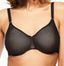 Chantelle C Magnifique, a stunning seamless minimizer bra. Color black. Style 1411.