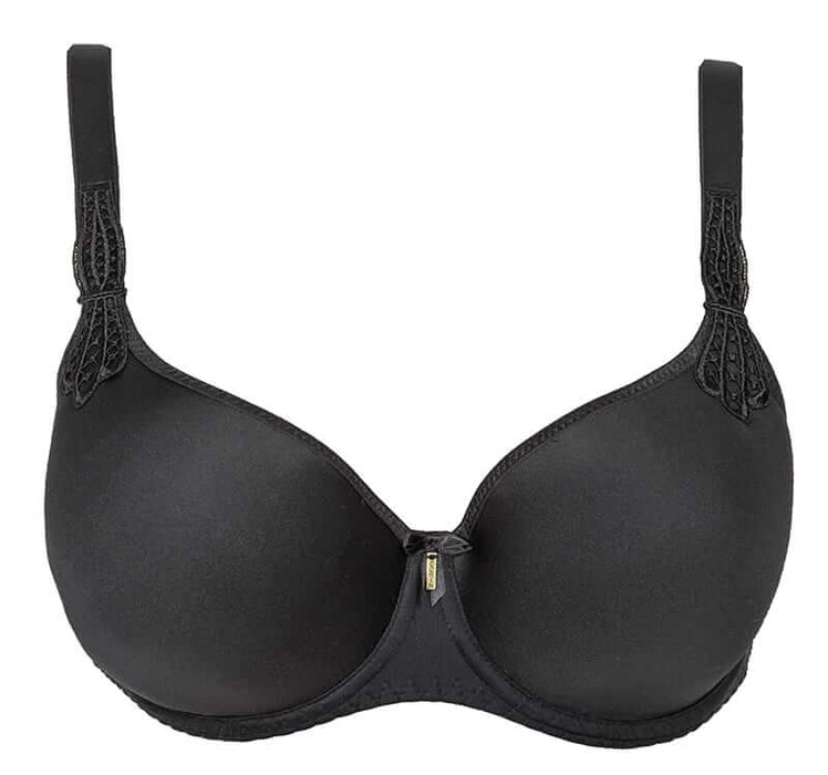 Corin Virginia, a modern tshirt bra made with spacer fabric for comfort. Color Black. Style 17871.