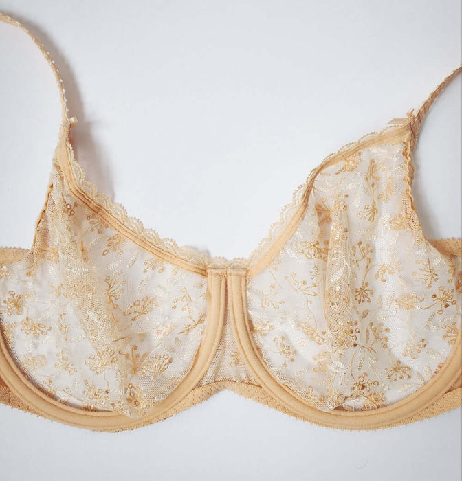 Empreinte Aurore, a beautiful seamless full cup bra on sale. Color Sable Dore. Style 07196.