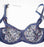 Empreinte Aurore a full cup bra in a limited edition blue. See through cups. Color Mystic Blue. Style 07196.