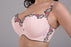 A great Ewa Michalak bra on sale, Mimi. Ideal for soft breast tissue with removable padding. Color Pink. Style 1513.