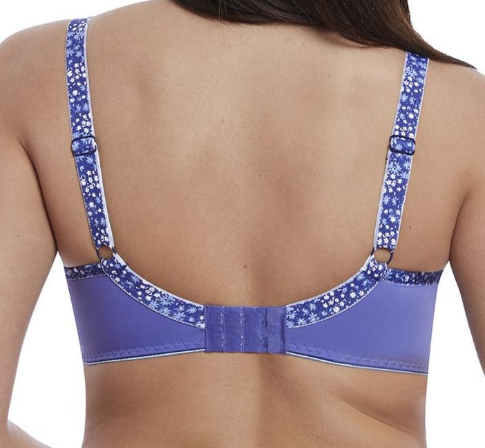Freya Jasmine Meadow, a beautiful plunge tshirt bra. Great shape and support. Color Denim. Style AA3144.
