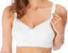 Freya Rosie, a wireless nursing bra with drop down cups. Color White. Style AA1212.
