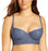 Freya Totally Tartan, a longline bra in a denim style at a low price. Color denim. Style 1424.