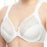 Glamorise Elegance, a front-closing bra with a low front. Color White. Style 1245.