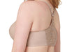 Glamorise Elegance a front closing full coverage plus size bra. Color Cafe. Style 1246.