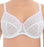 Glamorise Elegance Lace, a feminine bra with incredible support. Color White. Style 9845.