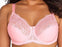 Glamorise, Lacy Wonderwire, a great plus size bra. Color Pink. Style 9035.