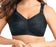 Goddess Audrey, a wireless bra, ideal for plus size women. UK Size. Color Black. Style GD6121.